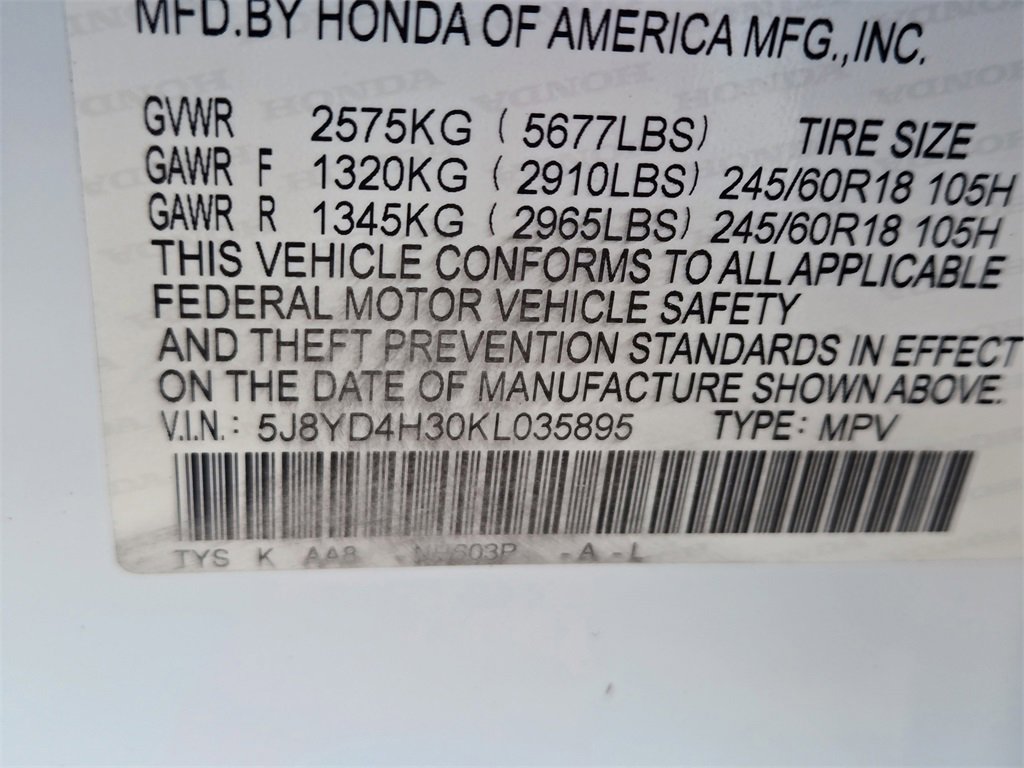 Used 2019 Acura MDX SH-AWD image 35