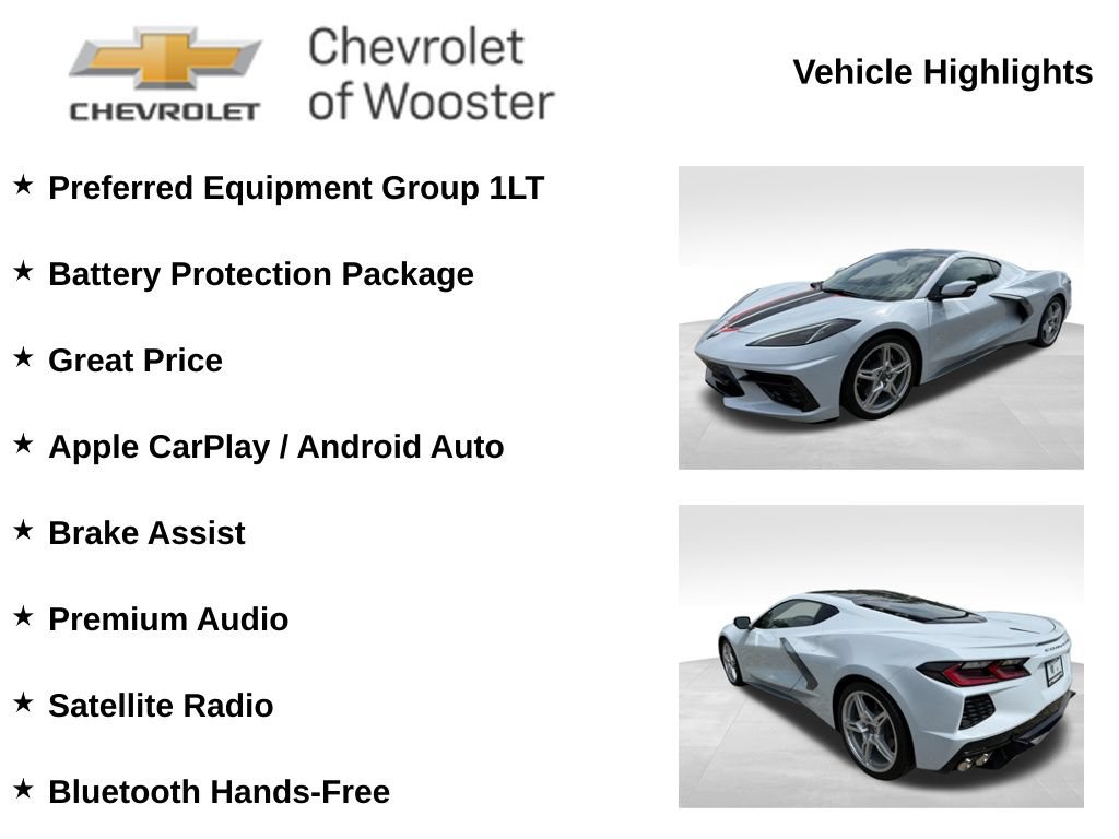 Used 2021 Chevrolet Corvette Stingray Coupe w/ Battery Protection Package RWD image 2