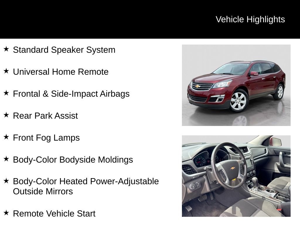 Used 2016 Chevrolet Traverse LT w/ Style and Technology Package FWD image 21