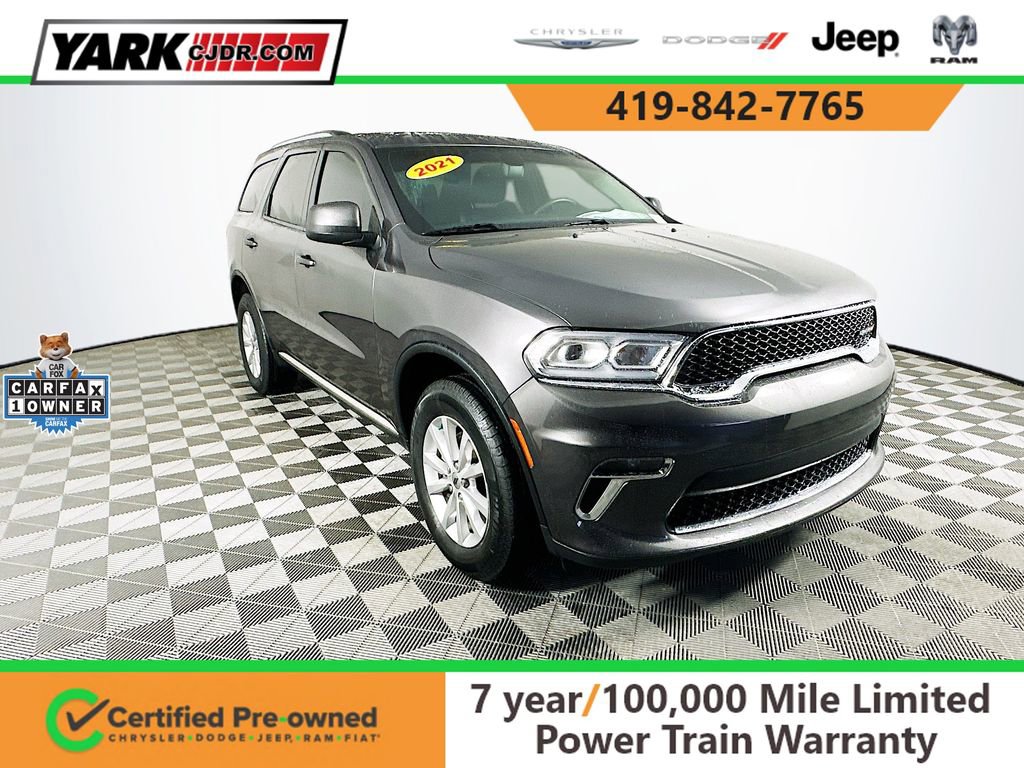 Certified 2021 Dodge Durango SXT