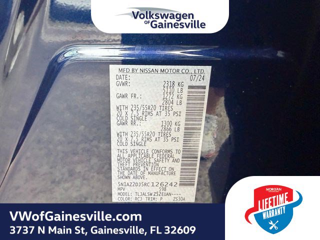 Used 2024 Nissan Murano Platinum w/ Cargo Package image 31