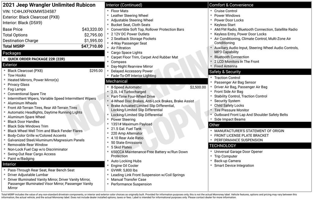 Used 2021 Jeep Wrangler Unlimited Rubicon image 12