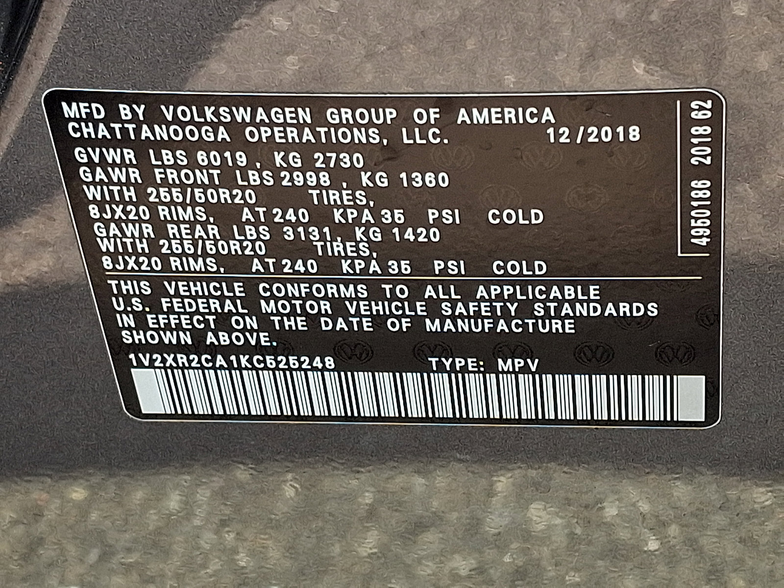 Used 2019 Volkswagen Atlas SE AWD/4WD image 27