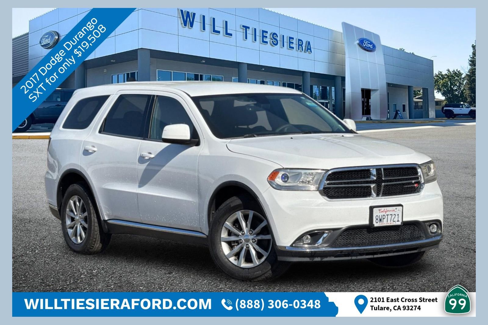 Used 2017 Dodge Durango SXT w/ 3rd Row Seating Group