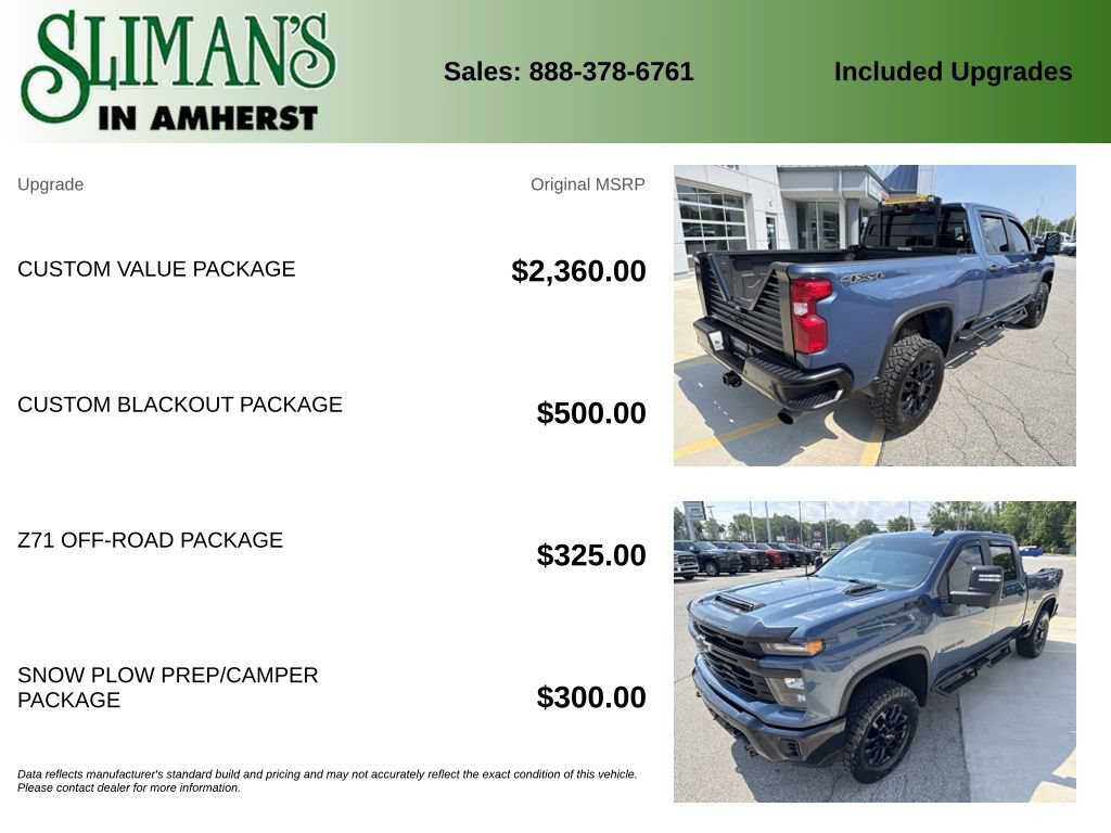 Used 2025 Chevrolet Silverado 2500 Custom w/ Custom Value Package AWD/4WD image 11