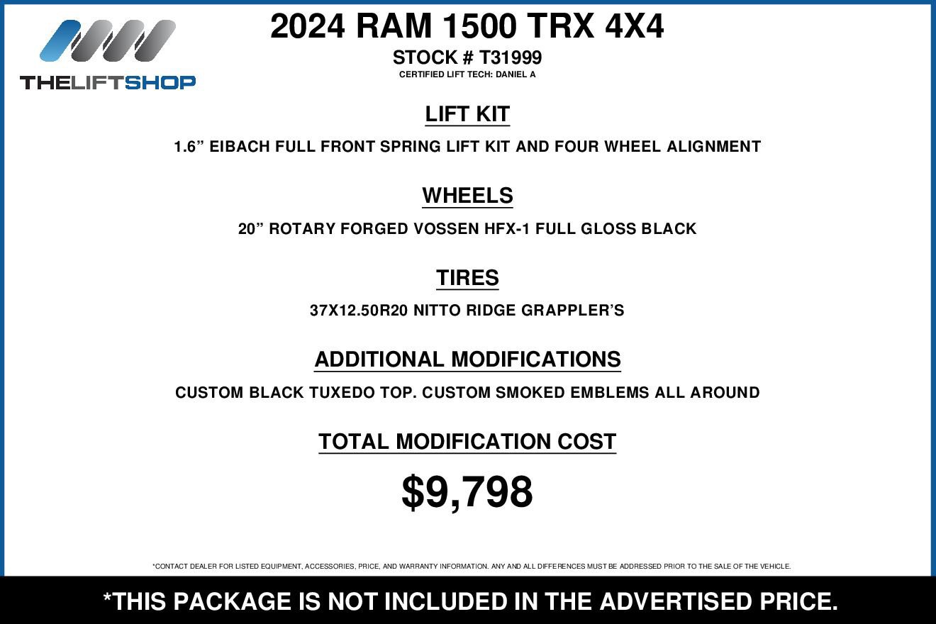 Used 2024 RAM 1500 TRX w/ TRX Level 2 Equipment Group image 2