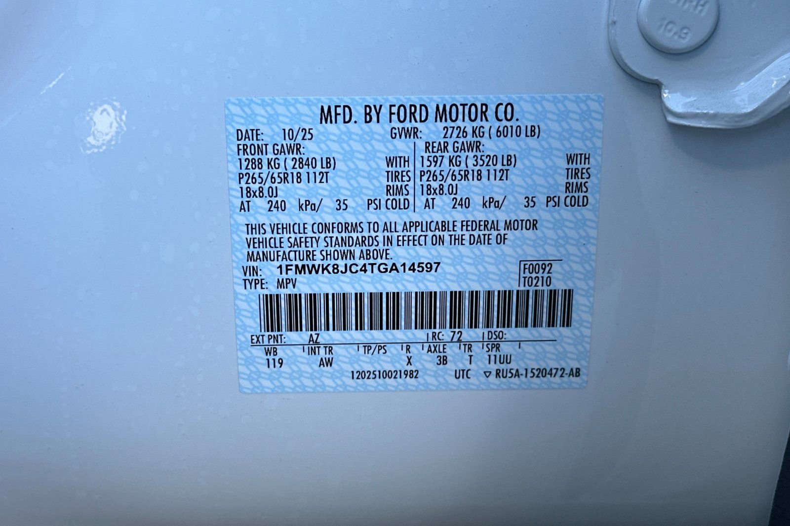New 2026 Ford Explorer Tremor w/ Tremor Ultimate Package AWD/4WD image 33