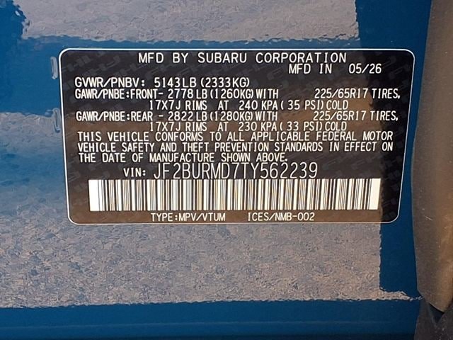 New 2026 Subaru Outback Wilderness AWD/4WD image 10