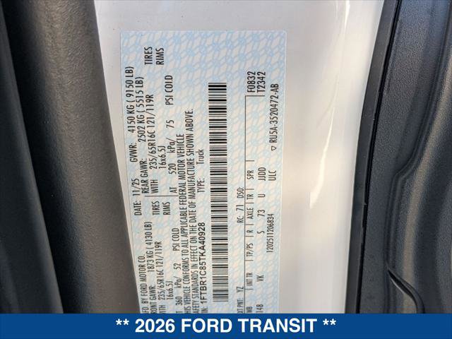 New 2026 Ford Transit 250 T250 RWD image 21
