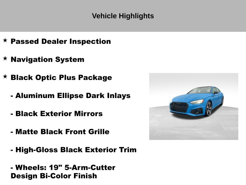 Used 2022 Audi A5 2.0T Premium Plus w/ Premium Plus image 18