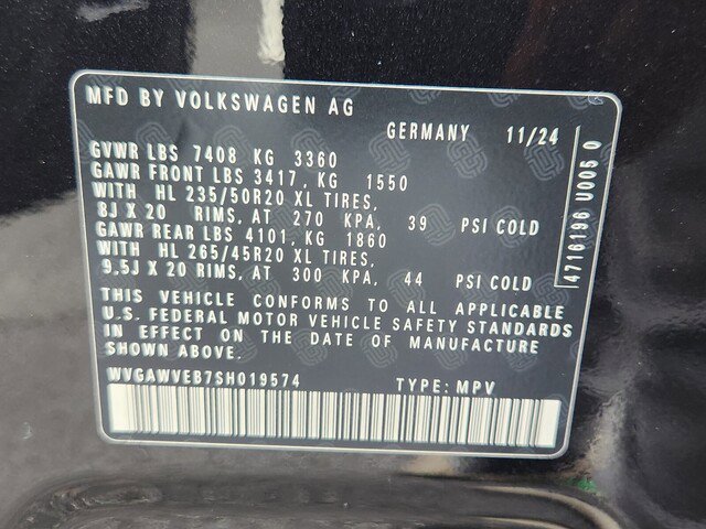 New 2025 Volkswagen ID. Buzz Pro S RWD image 13