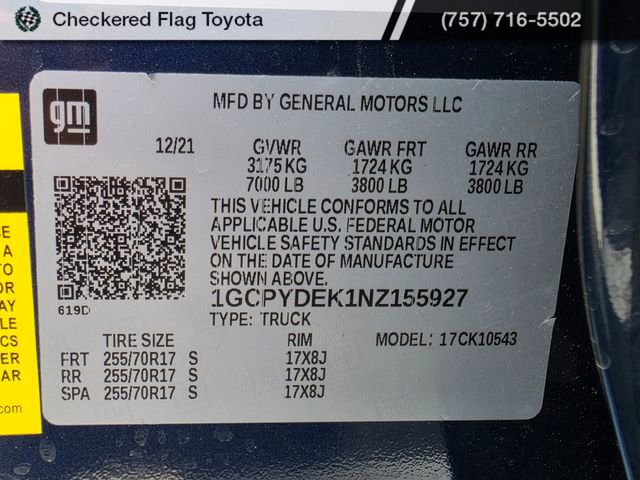 Used 2022 Chevrolet Silverado 1500 LT AWD/4WD image 22