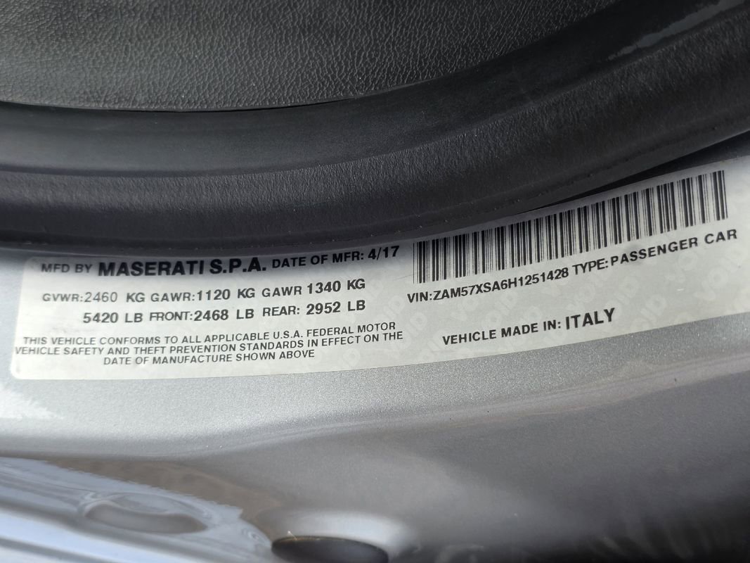 Used 2017 Maserati Ghibli RWD image 44