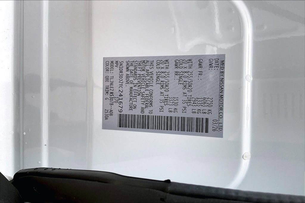 New 2026 Nissan Pathfinder Platinum w/ Cargo Package image 45