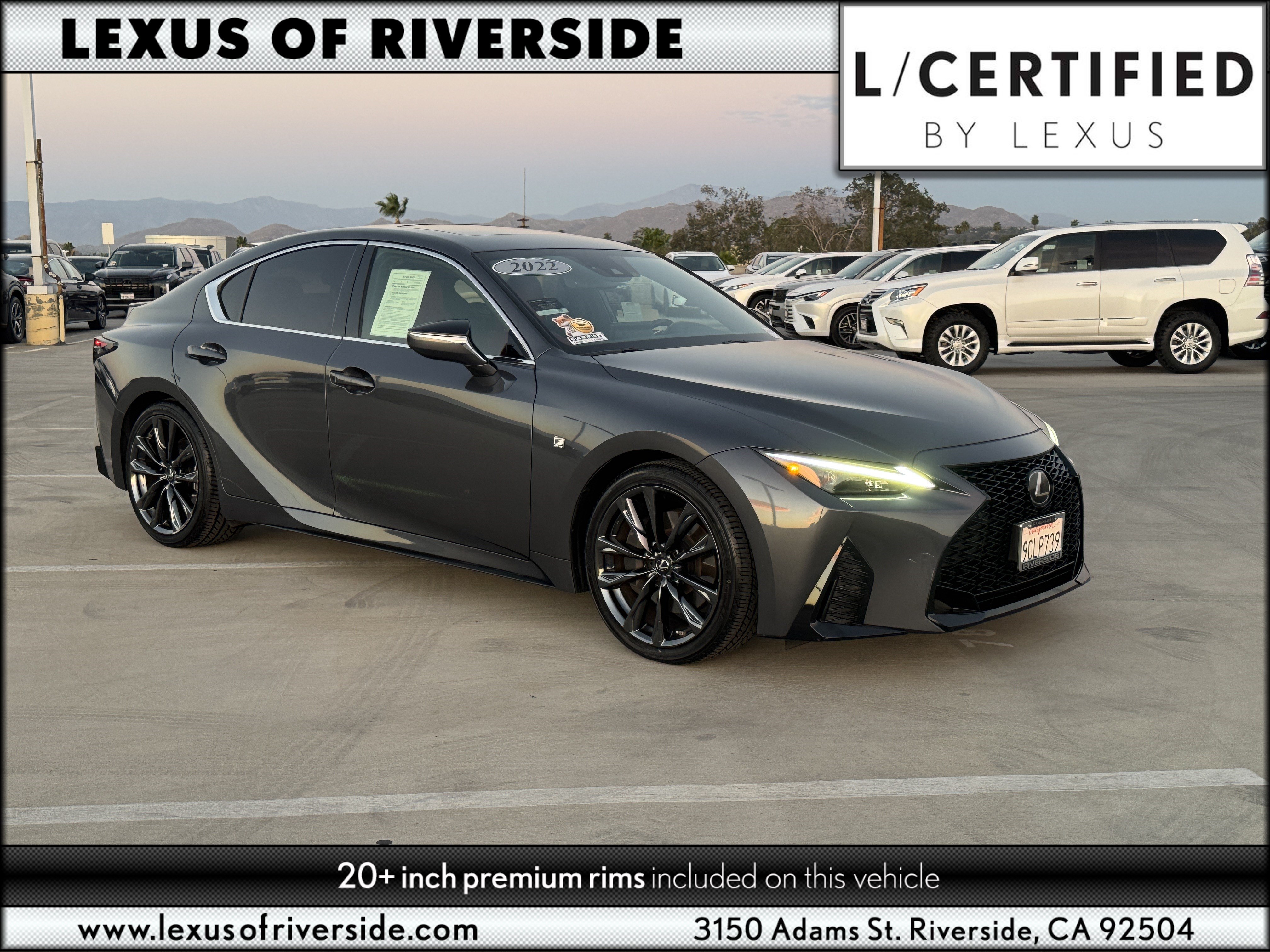 Certified 2022 Lexus IS 350 F Sport w/ Accessory Package
