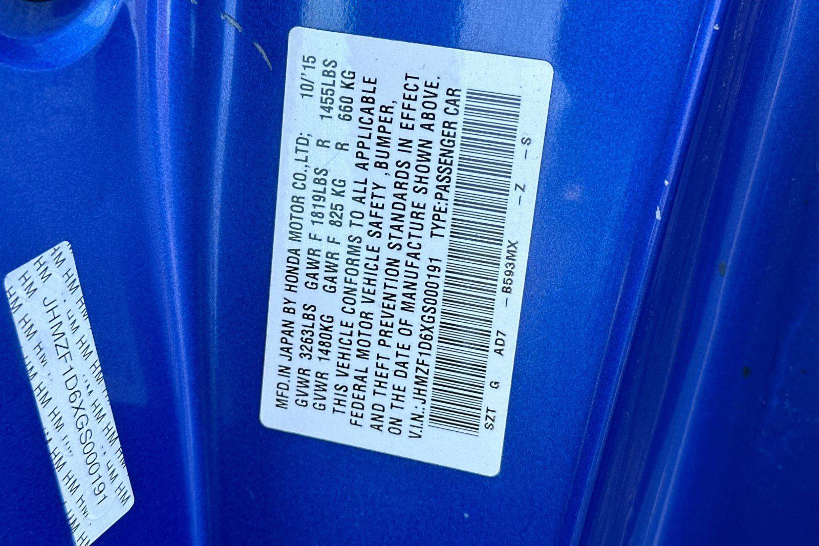 Used 2016 Honda CR-Z EX-L image 27