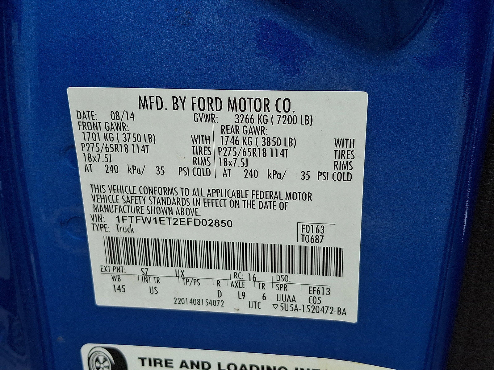 Used 2014 Ford F150 XLT w/ Equipment Group 302A Luxury image 29