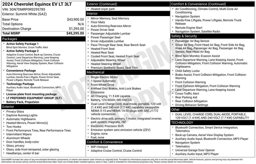 Used 2024 Chevrolet Equinox EV LT image 5