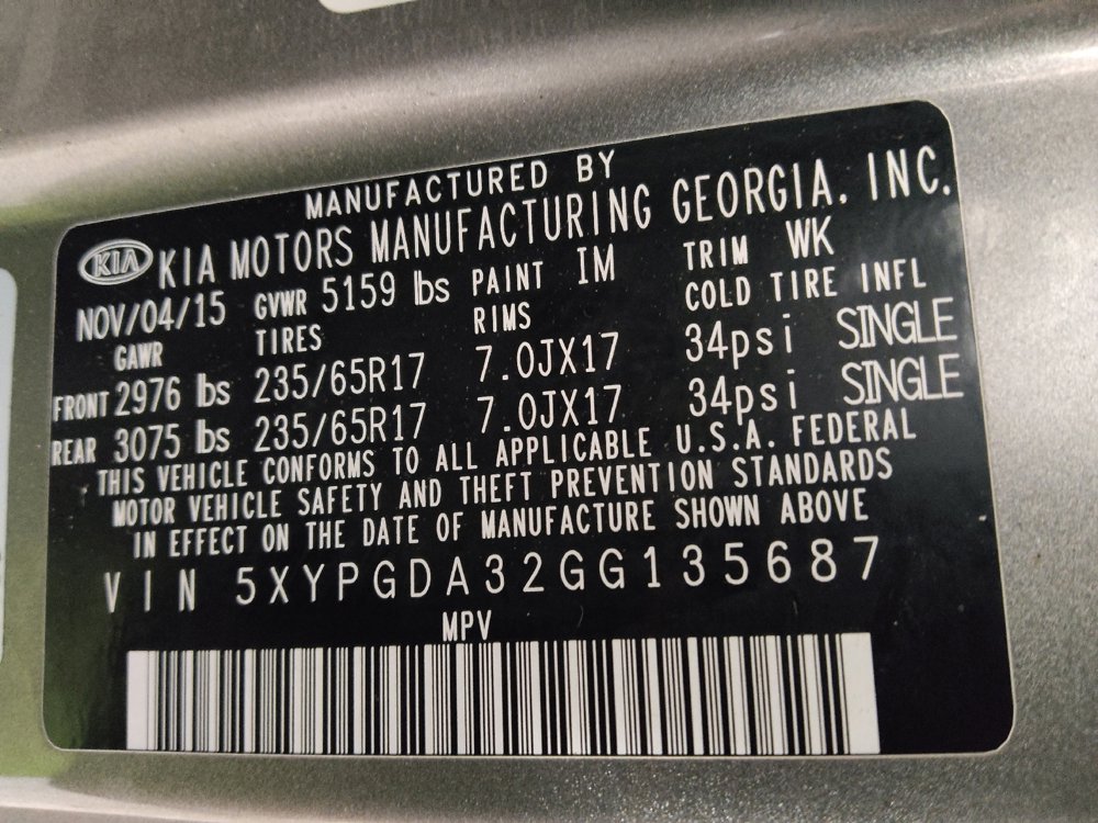 Used 2016 Kia Sorento LX w/ LX Convenience Package image 33