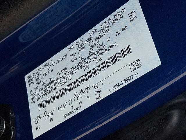Certified 2022 Ford F150 XLT w/ Equipment Group 302A High AWD/4WD image 28