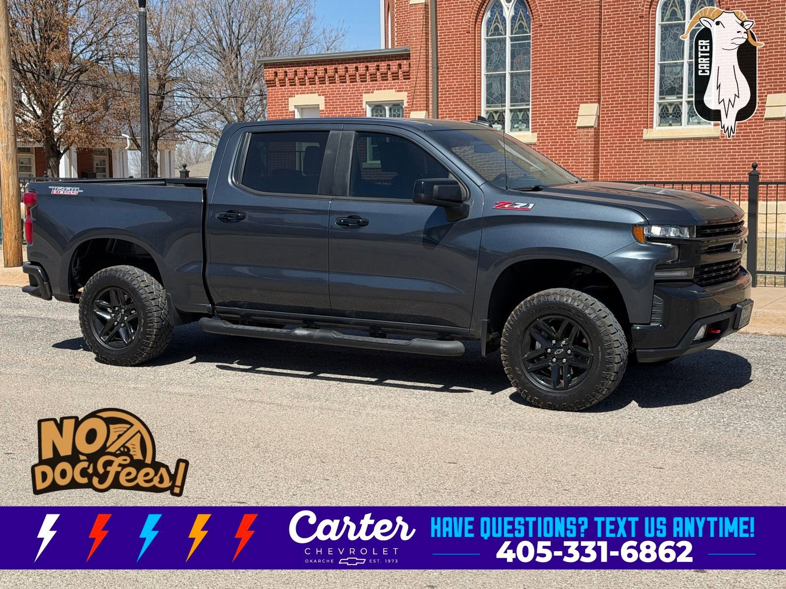 Used 2021 Chevrolet Silverado 1500 LT Trail Boss w/ LPO, Dark Essentials Package AWD/4WD image 1