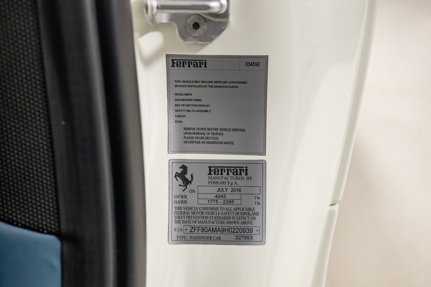 Certified 2017 Ferrari 488 Spider RWD image 37