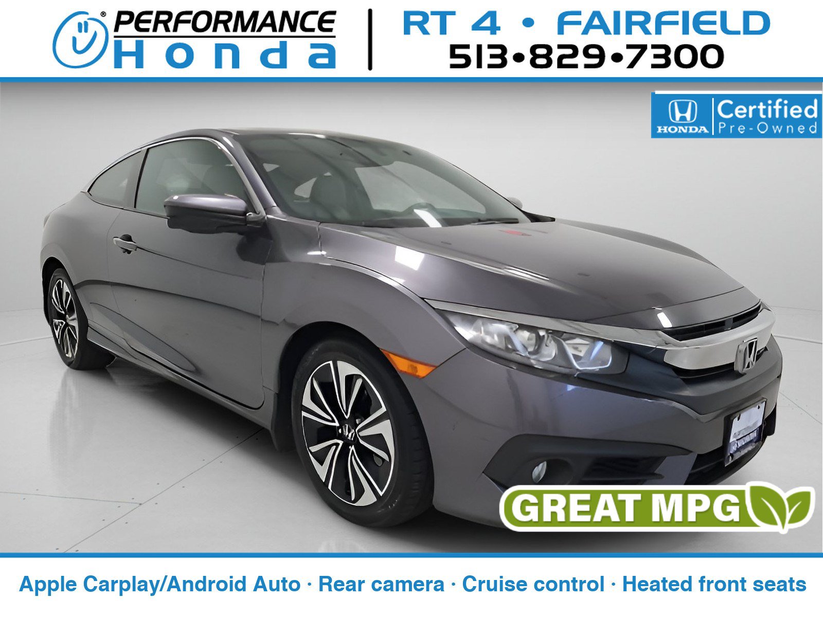 Used 2017 Honda Civic EX-T