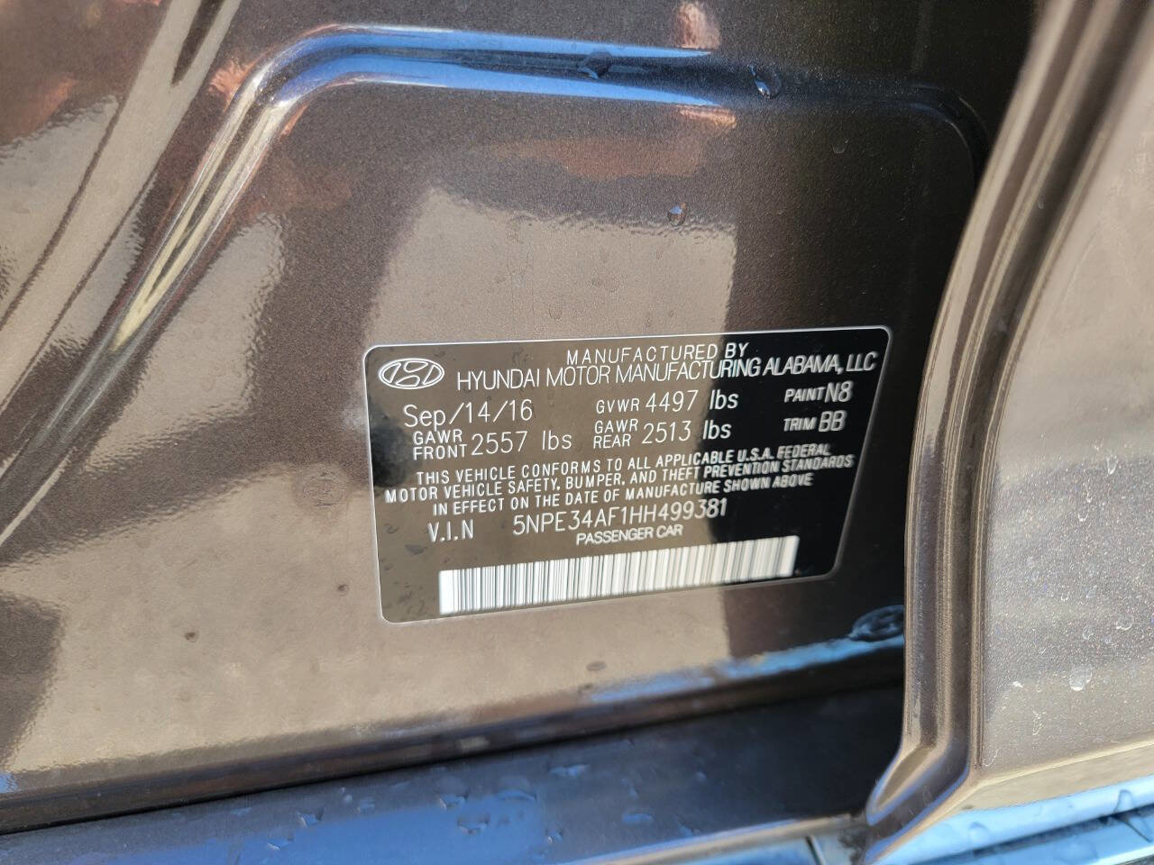 Used 2017 Hyundai Sonata Limited w/ Tech Package 03 image 27