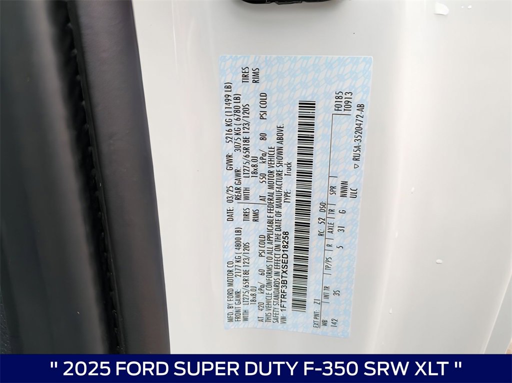 New 2025 Ford F350 XLT image 30
