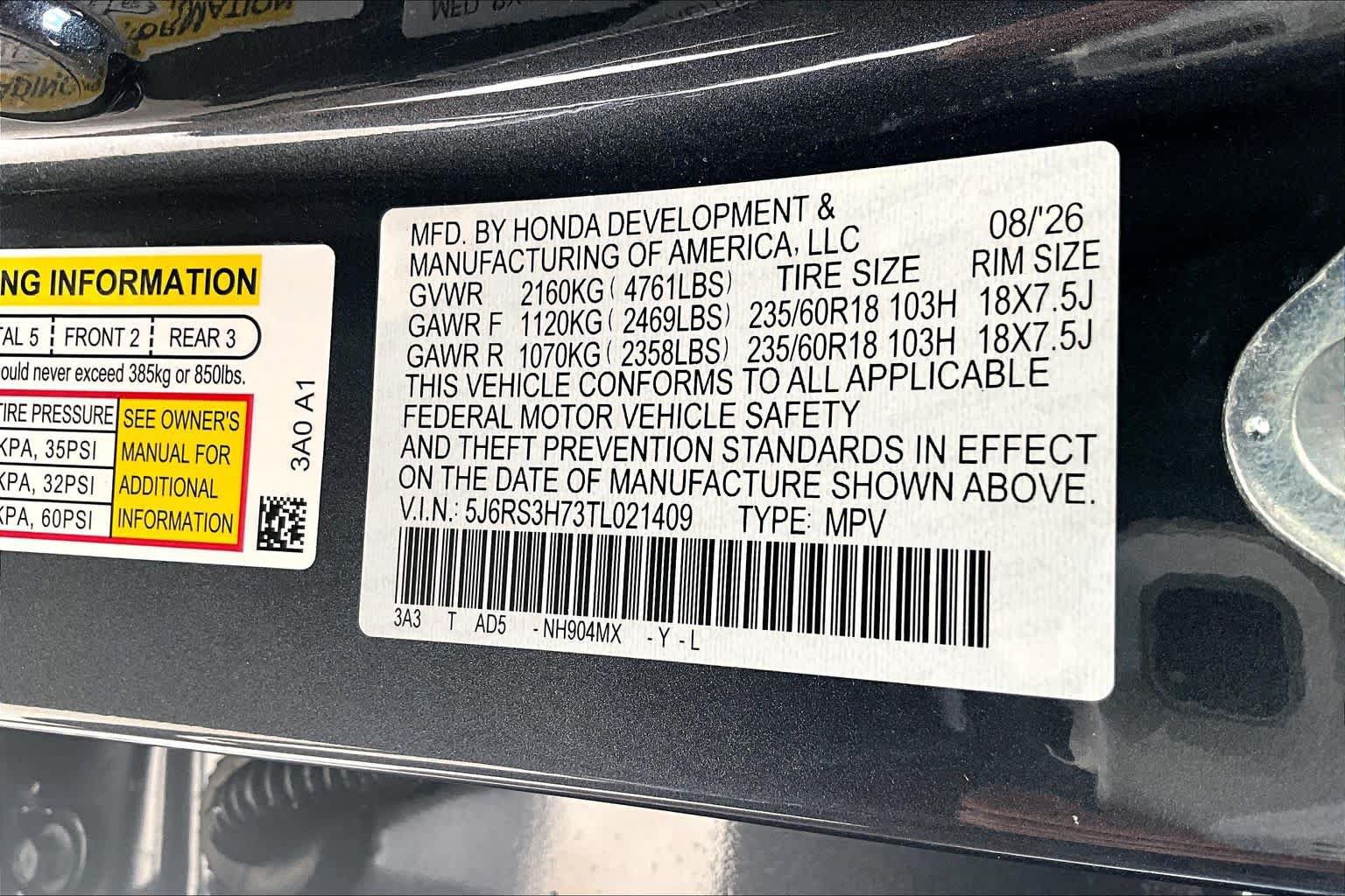 New 2026 Honda CR-V EX-L image 14