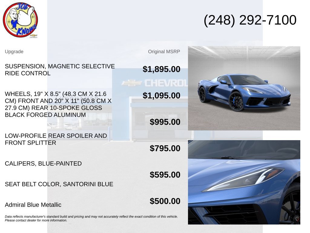 New 2027 Chevrolet Corvette Stingray Coupe w/ 1LT RWD image 5