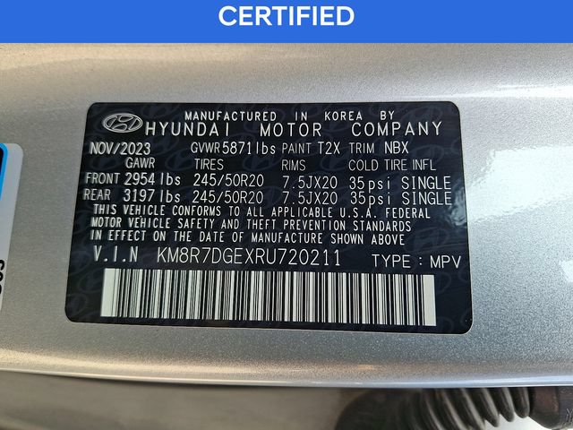 Certified 2024 Hyundai Palisade Calligraphy AWD/4WD image 27