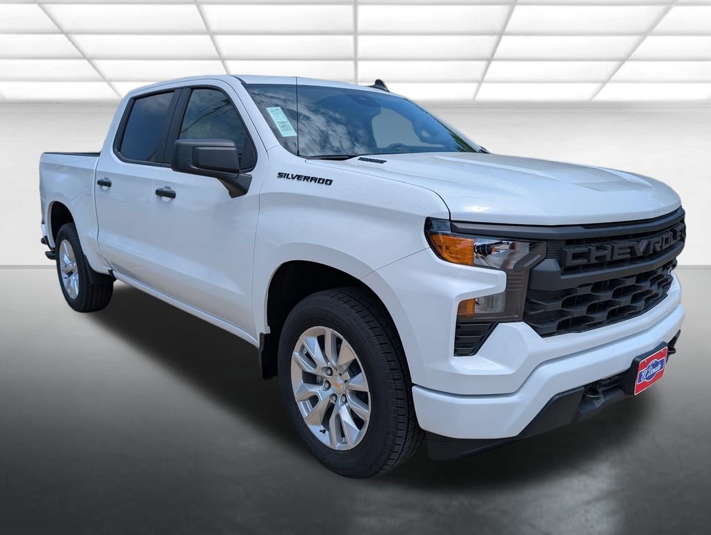 New 2026 Chevrolet Silverado 1500 Custom w/ LPO, Dark Essentials Package RWD image 1