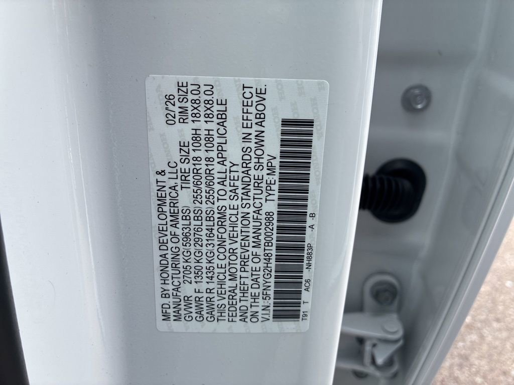 New 2026 Honda Pilot EX-L image 27