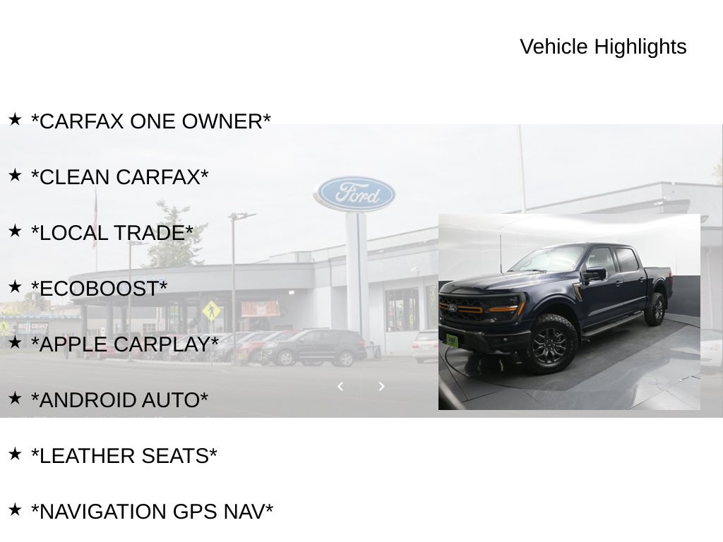 Certified 2025 Ford F150 Tremor w/ Equipment Group 402A High AWD/4WD image 9