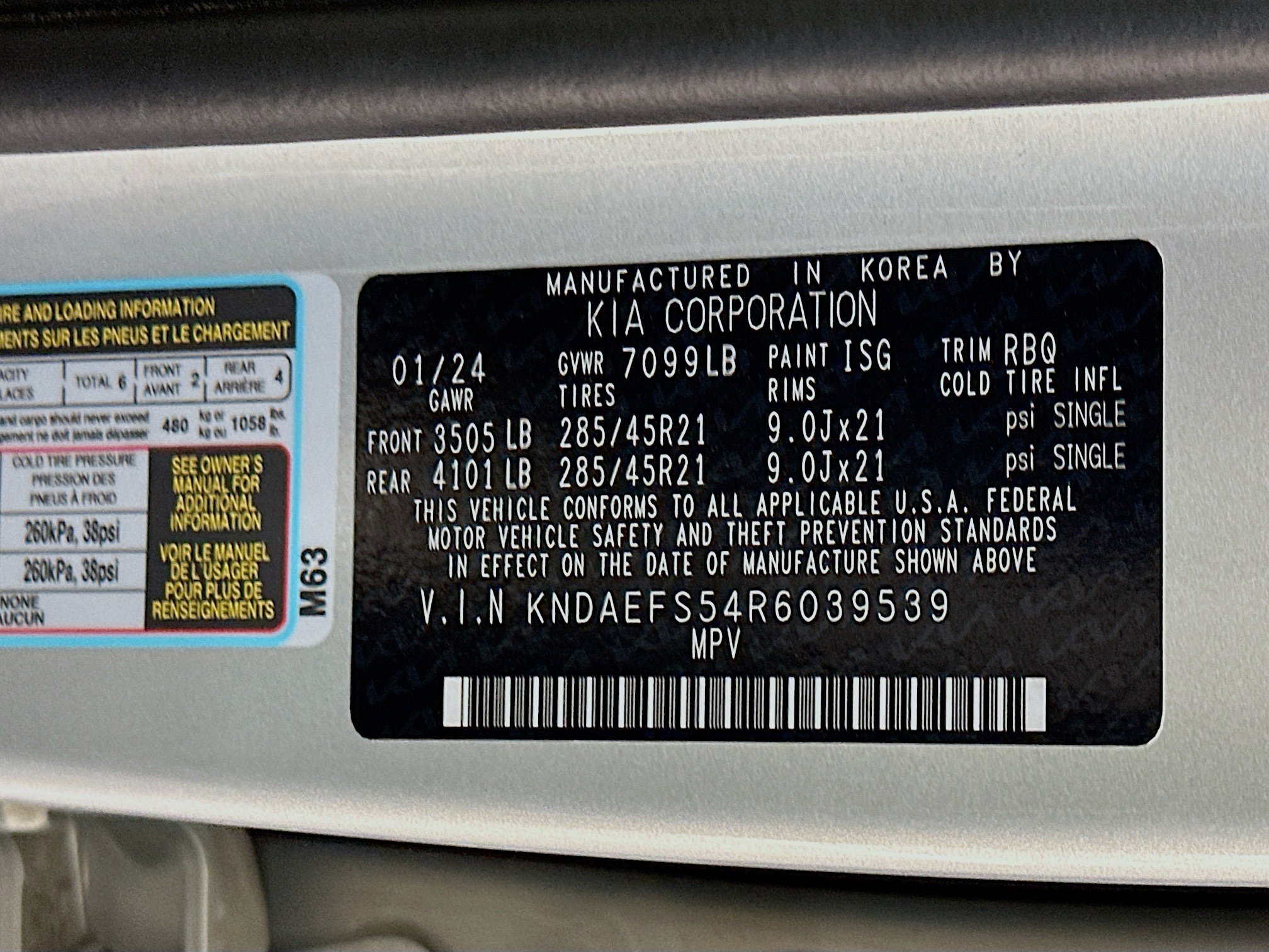 Used 2024 Kia EV9 GT-Line AWD/4WD image 12