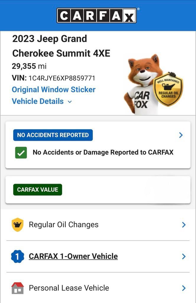 Used 2023 Jeep Grand Cherokee Summit AWD/4WD image 7