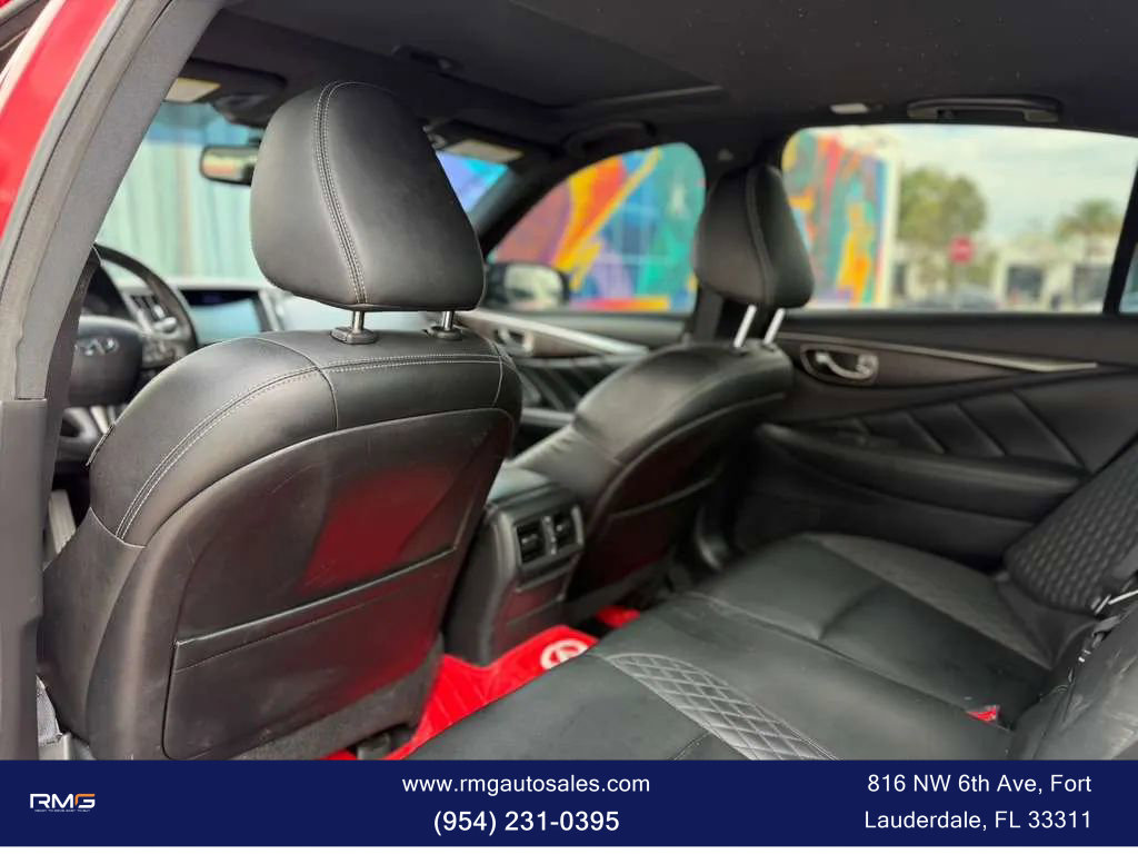Used 2017 INFINITI Q50 Red Sport 400 image 14