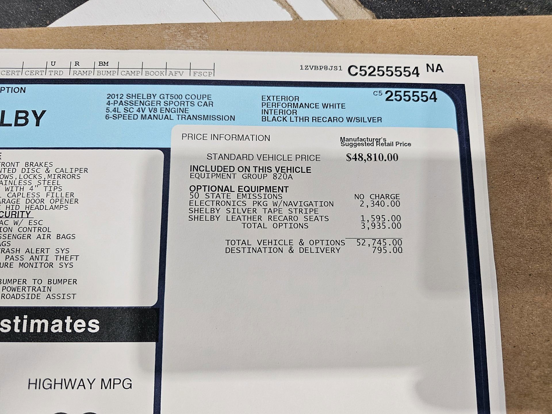 Used 2012 Ford Mustang Shelby GT500 w/ Electronics Pkg RWD image 37