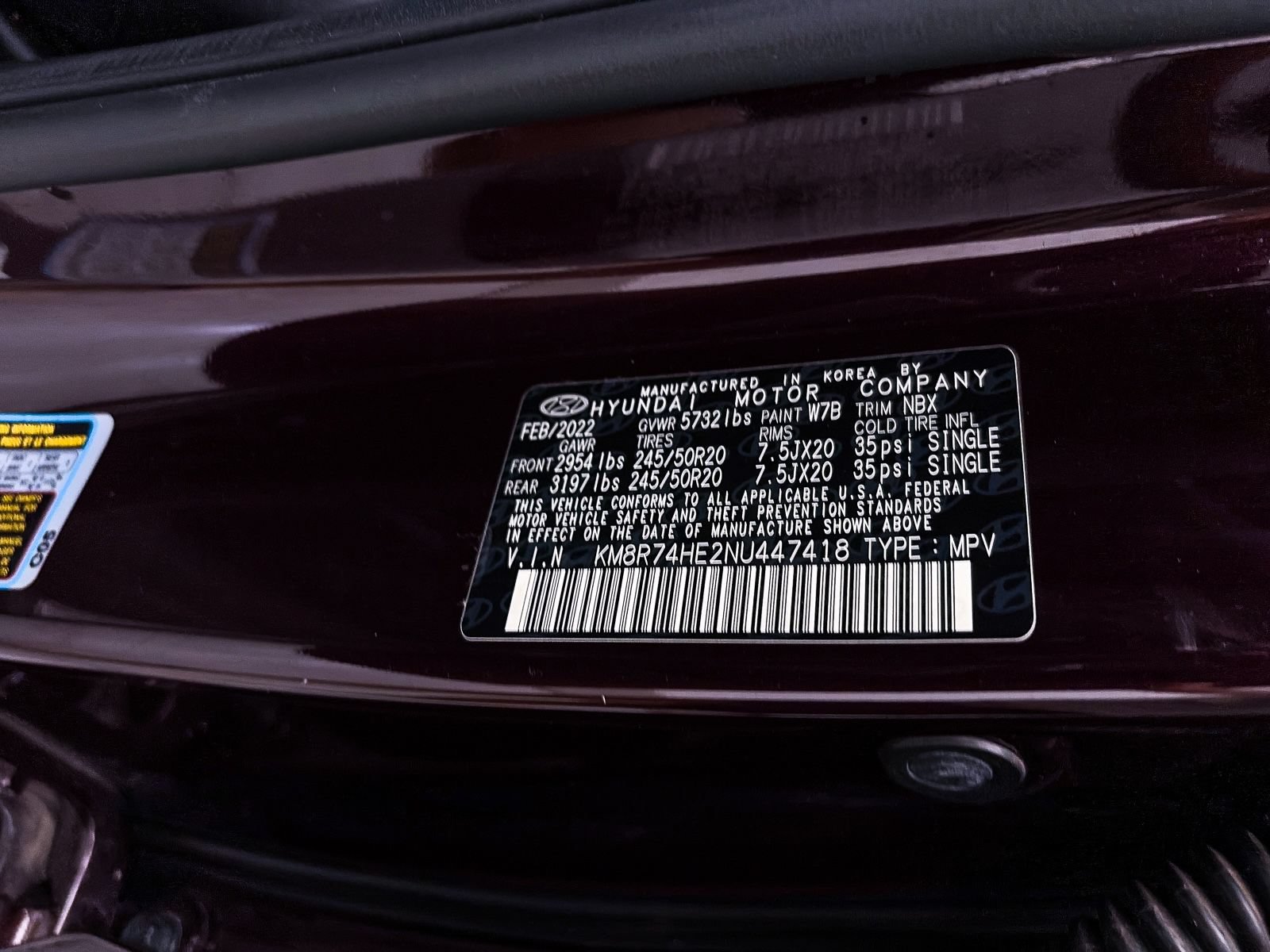 Used 2022 Hyundai Palisade Calligraphy FWD image 44