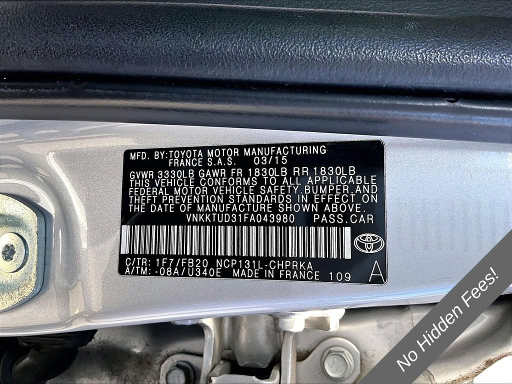 Used 2015 Toyota Yaris LE FWD image 27