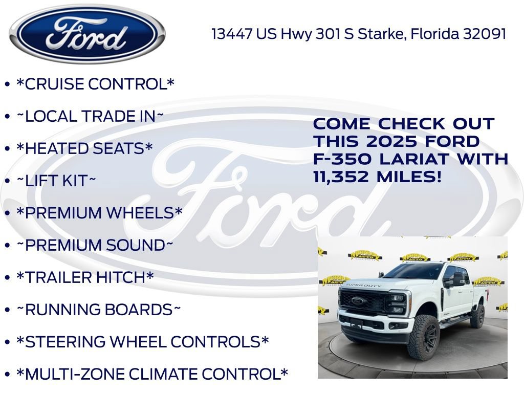 Certified 2025 Ford F350 Lariat w/ Lariat Ultimate Package AWD/4WD image 17