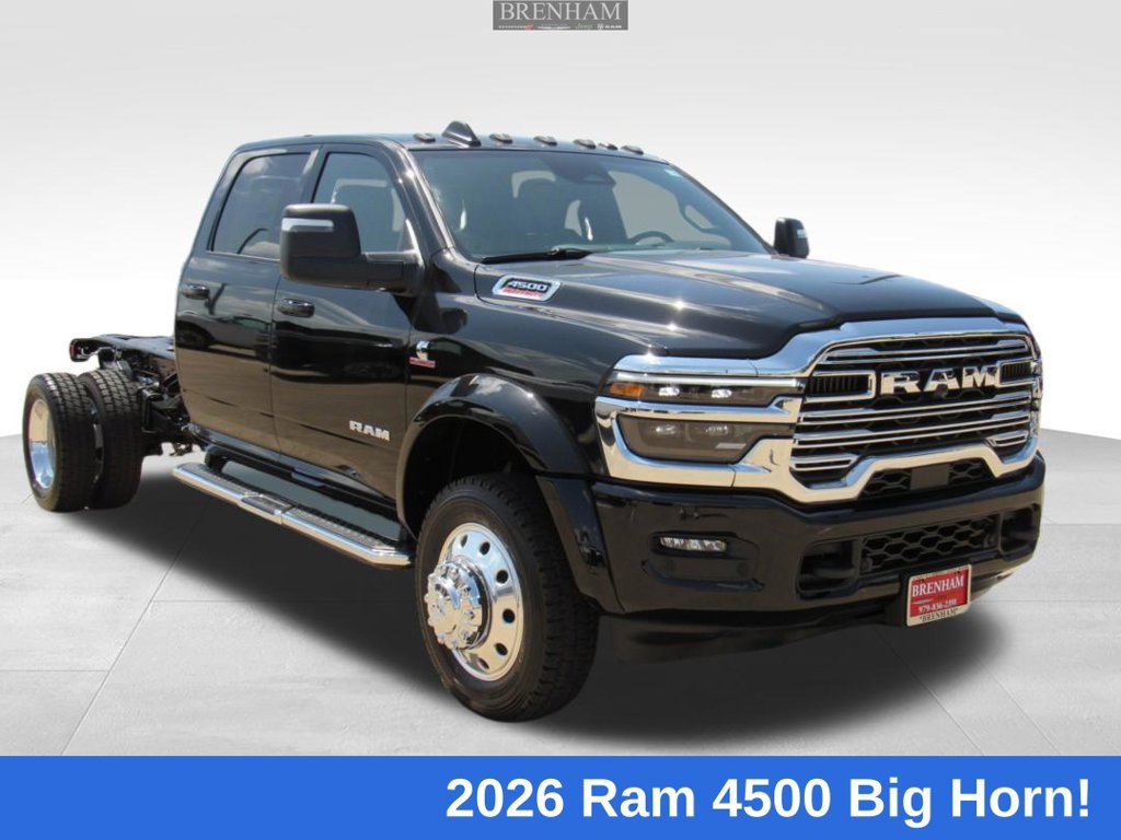New 2026 RAM 4500 4x4 Crew Cab DRW w/ Laramie Trim Package
