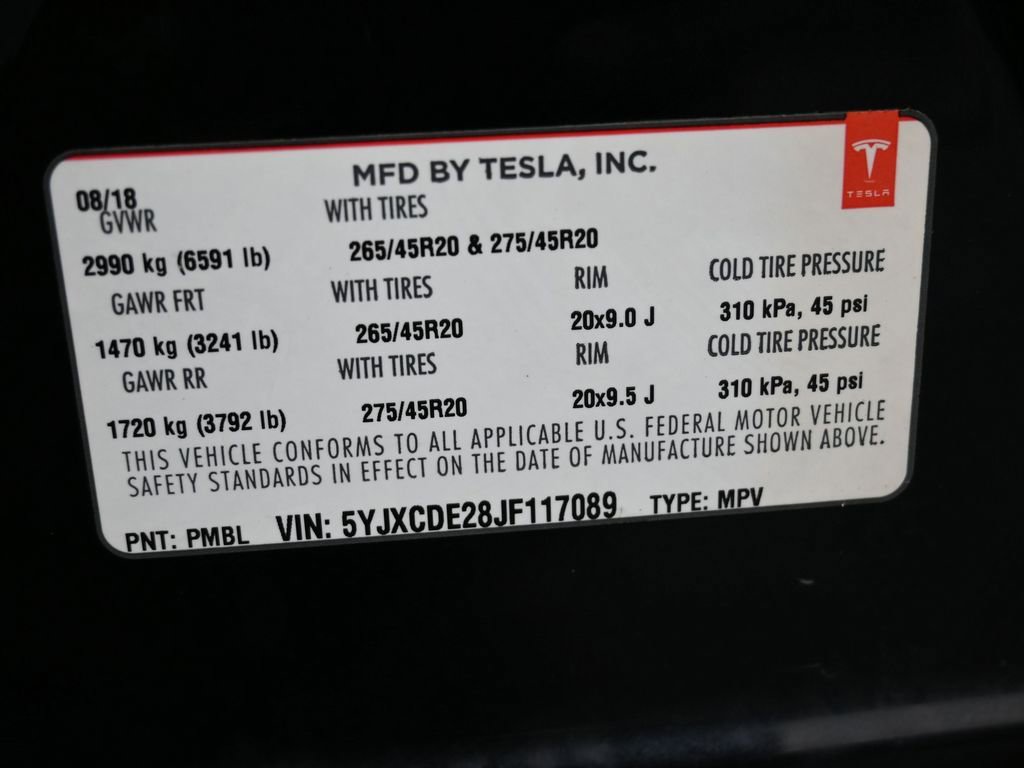 Used 2018 Tesla Model X 75D image 42