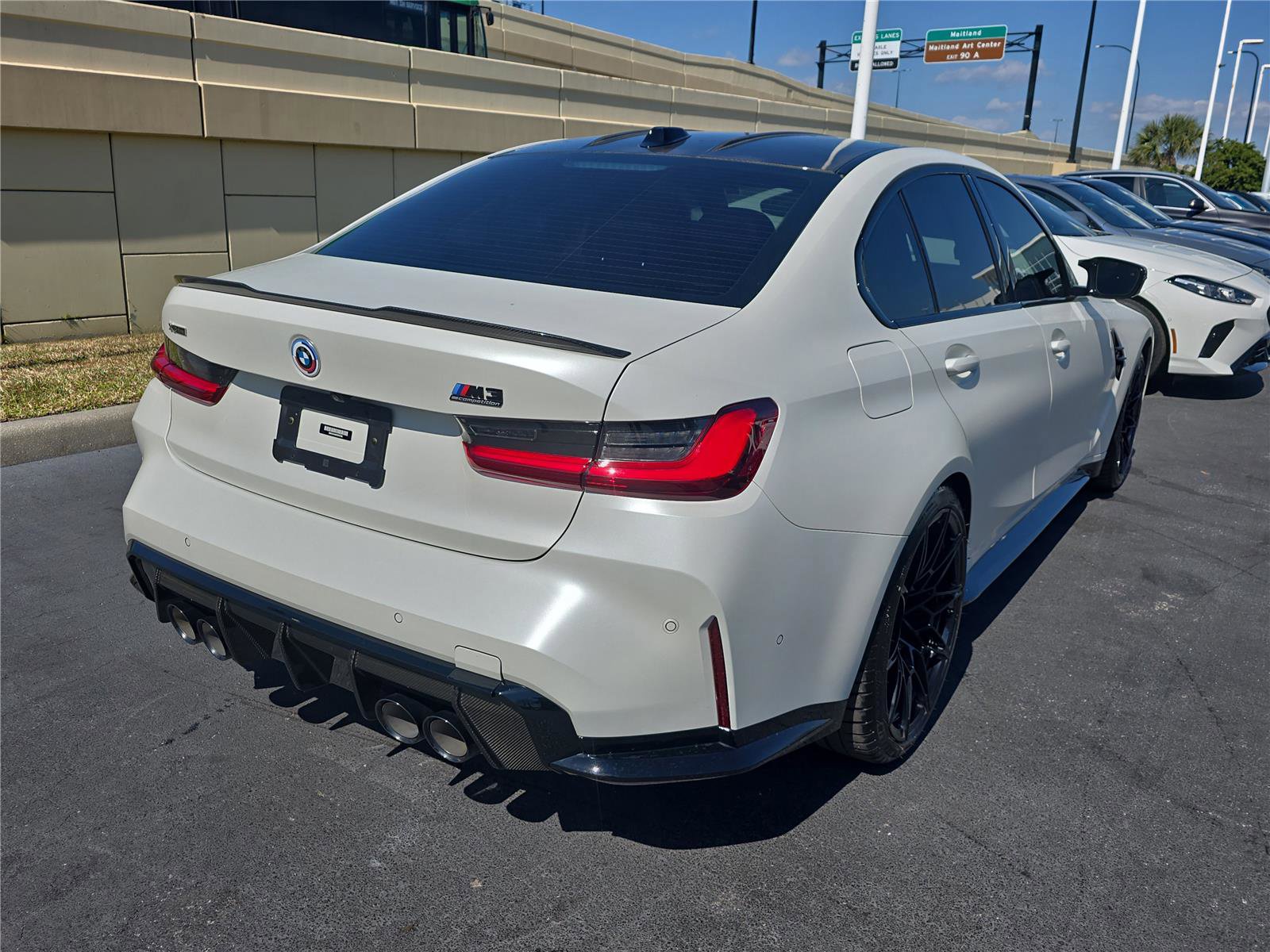 Used 2023 BMW M3 Competition w/ M Carbon Exterior Package image 3