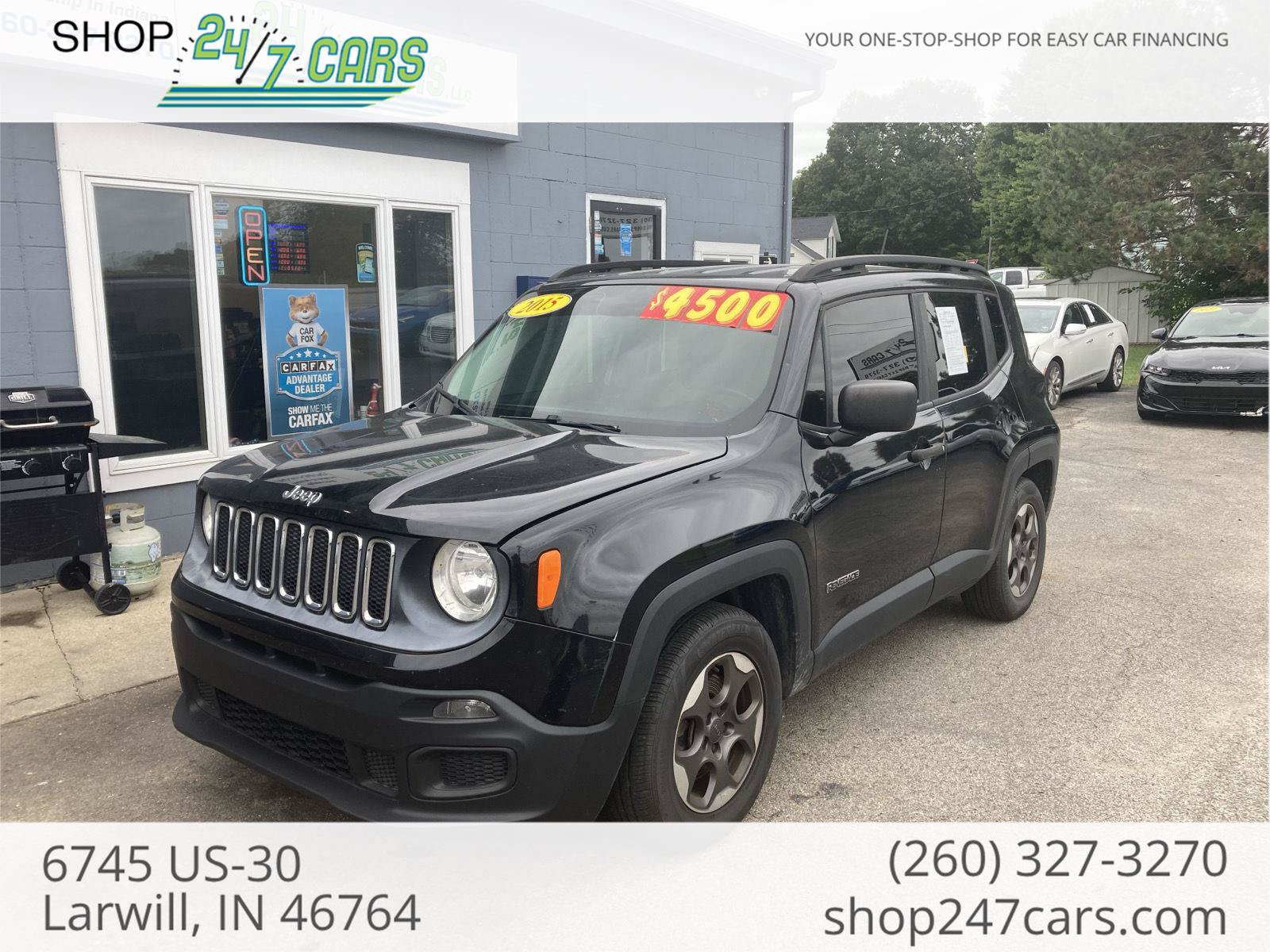 Used 2015 Jeep Renegade Sport w/ Power & Air Group FWD image 1