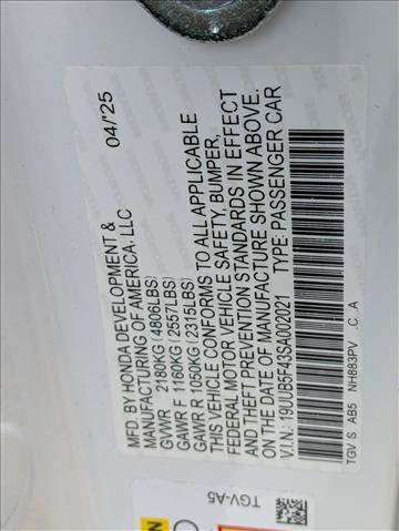 Certified 2025 Acura TLX w/ Technology Package FWD image 24