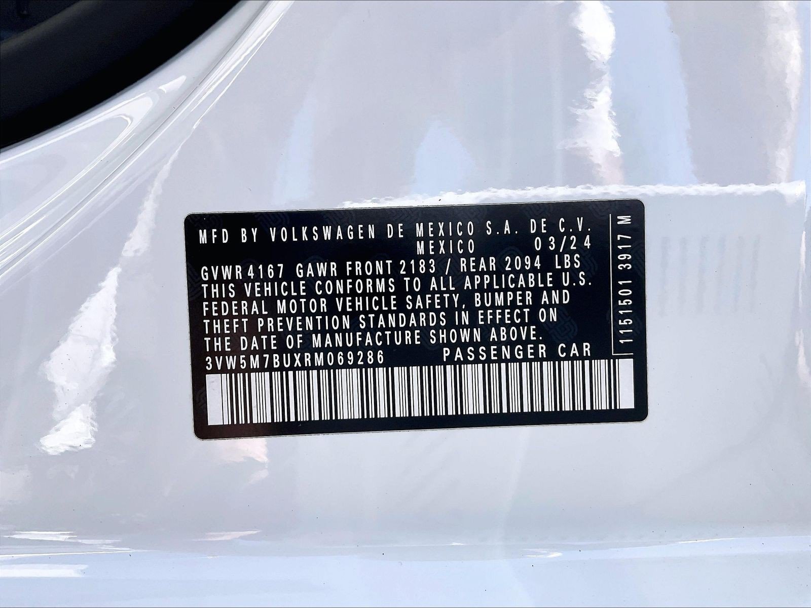 Certified 2024 Volkswagen Jetta S FWD image 32
