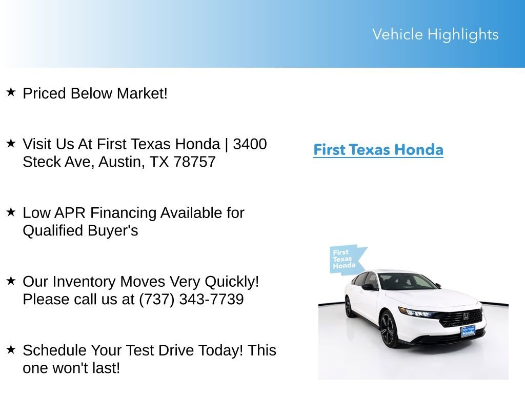 Used 2025 Honda Accord Sport image 10