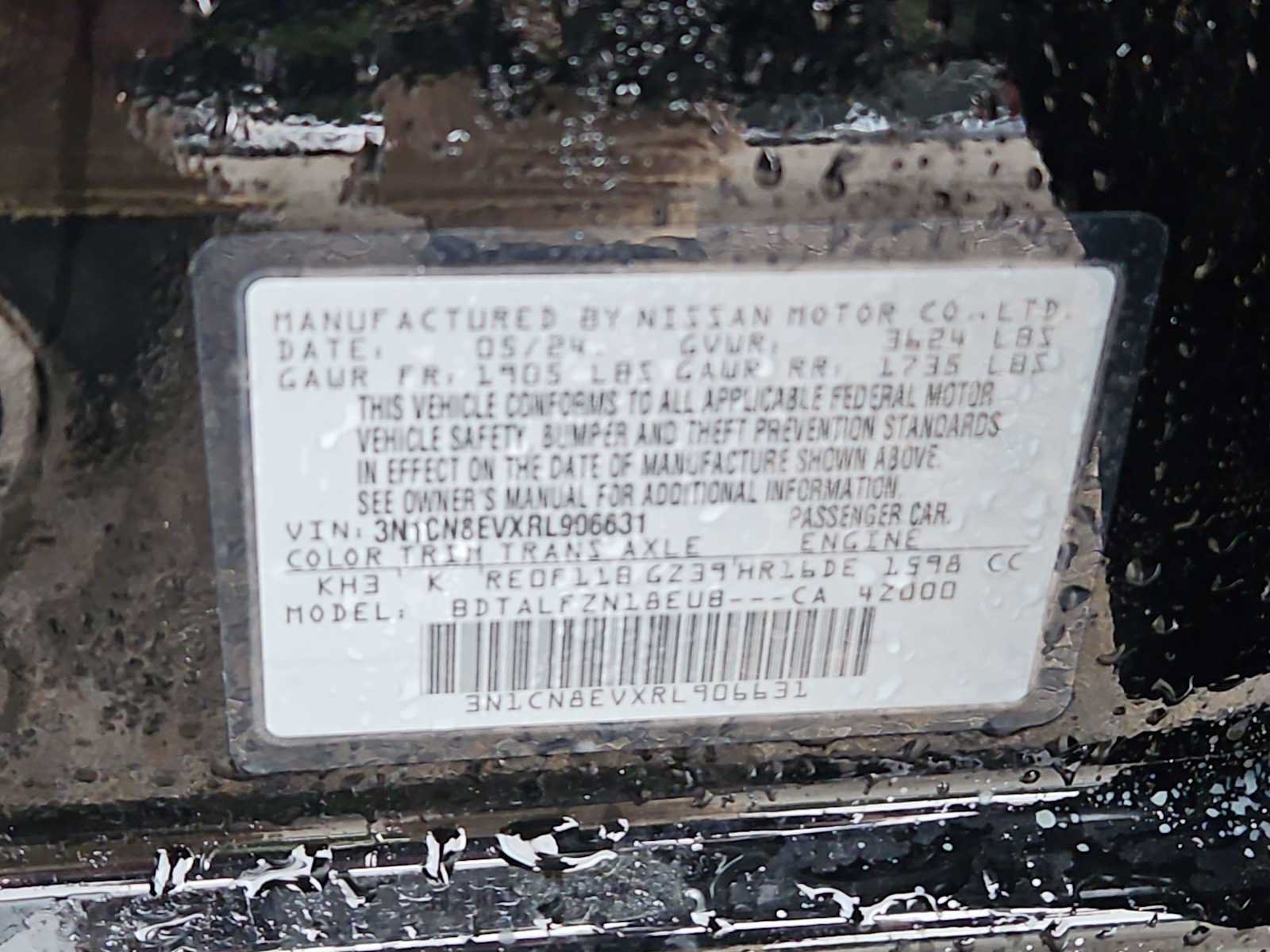 Used 2024 Nissan Versa SV FWD image 26